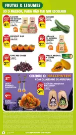 Folheto Pingo Doce semana 44 Página 2: Batatas os nossos frescos branca/vermelha €4,19, Curgete €1,49