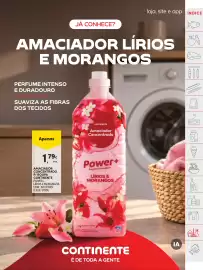 Folheto Continente semana 44 Página 43: Amaciador concentrado power+ lirios e morangos €1,79