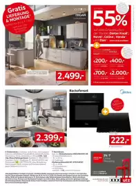 XXXLutz Prospekt woche 44 Seite 11: Einbauküche €2.499,00, Backofenset Midea €222,00