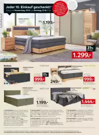 XXXLutz Prospekt woche 44 Seite 12: Esposa boxspringbett €999,00, Linea Natura Boxspringbett €999,00