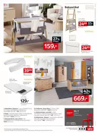 XXXLutz Prospekt woche 44 Seite 19: Babyartikel Jimmylee €24,99, Babybettwäsche „Berry Natur“ €24,99