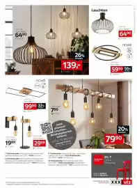XXXLutz Prospekt woche 44 Seite 21: Novel Deckenleuchte €59,90, Leuchten €64,90