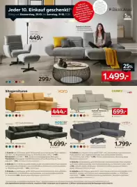 XXXLutz Prospekt woche 44 Seite 4: CARRYHOME ECKSOFA €699,00, XORA Sitzgarnituren €444,00