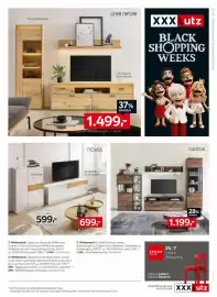 XXXLutz Prospekt woche 44 Seite 7: Cantus WOHNWAND €1.199,00, LINEA NATURA Wohnwand €1.499,00