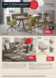 XXXLutz Prospekt woche 44 Seite 8: Stühle novel €99,00, Dieter Knoll Stuhl €299,00