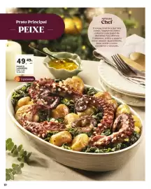 Folheto Continente | O Natal servido ao nosso jeito Página 10: 10 Prato Principal PEIXE NOTA DO -Chef- O toque final fica