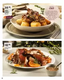Folheto Continente | O Natal servido ao nosso jeito Página 16: Cabrito assado c/ batatas assadas €38,99, Leitão assado €18,99