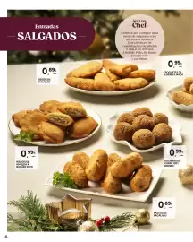 Folheto Continente | O Natal servido ao nosso jeito Página 6: 6 Entradas SALGADOS NOTA DO -Chef- Comece por compor uma mesa