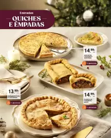 Folheto Continente | O Natal servido ao nosso jeito Página 8: 8 Entradas QUICHES E EMPADAS 13,99€ UNID. EMPADA DE PERU E