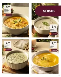 Folheto Continente | O Natal servido ao nosso jeito Página 9: 5,99€ SOPA DE ABOBORA E CAMARÃO EMB.: 1L UNID. 4 pessoas 4,99€