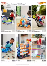 Myer catalogue Page 7: 20% HOT WHEELS OFF A great range of Hot Wheels* Now $29.99 HOT WHEELS MST CAR Mario Kart Circuit Slam