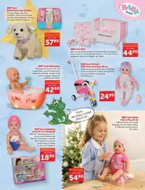 Interspar Flugblatt Seite 9: BABY born Badewanne €42,90, BABY born Bett €44,90
