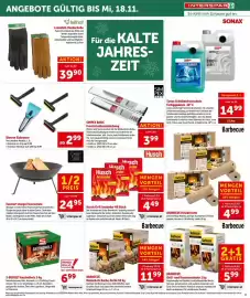 Interspar Flugblatt woche 44 Seite 13: Simpex Basic Frontscheibenabdeckung €3,99, Esschert design Feuerschale €24,95