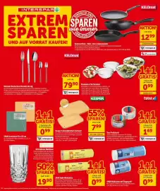 Interspar Flugblatt woche 44 Seite 14: Kelomat Besteckset Mondio 60-tlg. €79,90, SPAR Servietten €0,99