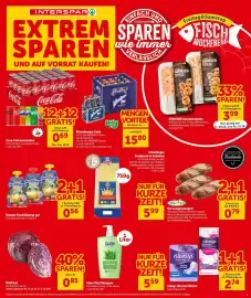Interspar Flugblatt woche 44 Seite 3: Rotkraut €0,85, Wieselburger Gold €15,80