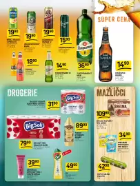 Flop leták týden 44 Strana 11: Big Soft red toaletní papír €79,90, Krušovice Bohém světlý ležák €14,90