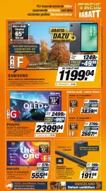Expert Technomarkt Prospekt Seite 3: PHILIPS QLED TV 43PUS9080 €555,84, JBL Soundbar CINEMA SB560 €191,04