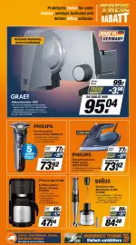 Expert Technomarkt Prospekt Seite 9: GRAEF Allesschneider G59 €95,04, PHILIPS Dampfbügeleisen 6000 Series €73,92