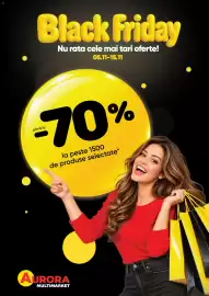 Catalog Aurora Multimarket Pagină 1: Black Friday Nu rata cele mai tari oferte! 05.11-15.11 până la -70% la peste 1500 de