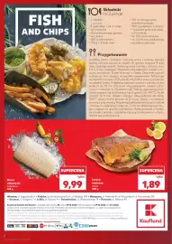 Kaufland gazetka tydzień 44 Strona 2: Dorsz €9,99, Leszcz wędzony €1,89