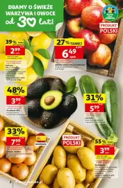 Auchan gazetka | Supermarket Strona 2: DBAMY O ŚWIEŻE WARZYWA I OWOCE od 3♡ lat! 39% TANIE PRZY ZAKUPIE 2 299 opak. cena za