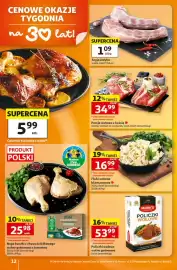 Auchan gazetka tydzień 44 Strona 12: Szyja indyka luzem, Dział Tradycji €1,09, Porcja wołowa z kością €34,99