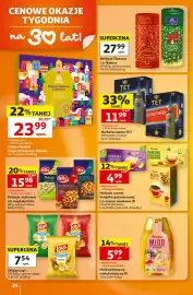 Auchan gazetka tydzień 44 Strona 24: Chipsy Lay's €7,54, Herbata czarna TET €11,99