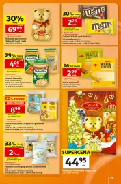 Auchan gazetka tydzień 44 Strona 25: Wafle tortowe €2,99, Kalendary adwentowy Teddy, Lindt €44,95