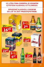 Auchan gazetka tydzień 44 Strona 29: Piwo Łomża Jasne Pełne €2,84, Piwo Amber €13,28