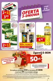 Auchan gazetka tydzień 44 Strona 3: Wędliny marki Dolina Dobra, Olej rzepakowy Beskidzki €4,98