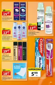 Auchan gazetka tydzień 44 Strona 31: Pasta lub szczoteczka do zębów Colgate €5,99, Podkłady na łóżko €18,99