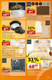 Auchan gazetka tydzień 44 Strona 39: Wycieraczka z geometrycznym wzorem €8,99, Dywanik ze sztucznego futra €29,99