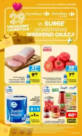 Carrefour gazetka Strona 1: Polskie pomidory malinowe €7,99, Schab wieprzowy* bez kości €9,99