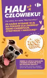 Carrefour gazetka Strona 10: HAUV CZŁOWIEKU! Czy wiesz, że z apką "Mój Carrefour" ZA KAŻDE WYDANE 10 ZŁ NA POKARM DLA