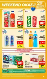 Carrefour gazetka Strona 5: Napój energetyzujący Classic €1,00, Napój izotoniczny CARREFOUR €1,00