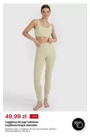 4F gazetka tydzień 44 Strona 2: Legginsy do jogi i pilatesu szybkoschnące damskie €49,99