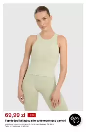 4F gazetka tydzień 44 Strona 3: Top do jogi i pilatesu slim szybkoschnący damski €69,99