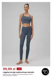 4F gazetka tydzień 44 Strona 6: Legginsy do jogi szybkoschnące damskie 4F €99,99