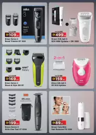 Nesto catalogue Page 2: BRAUN Series 3 anitun WAS 159 -109.00 Braun Series 3 Beard Easy & precise trim. Beard Trimmer BT