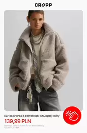 Cropp gazetka tydzień 44 Strona 4: Kurtka sherpa z elementami sztucznej skóry Cropp €139,99