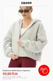 Cropp gazetka tydzień 44 Strona 5: Rozpinana solidna bluza z kapturem Cropp €59,99