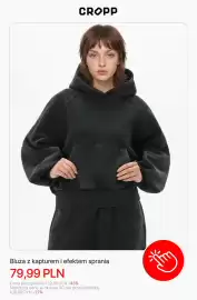 Cropp gazetka tydzień 44 Strona 8: Bluza z kapturem i efektem sprania Cropp €79,99