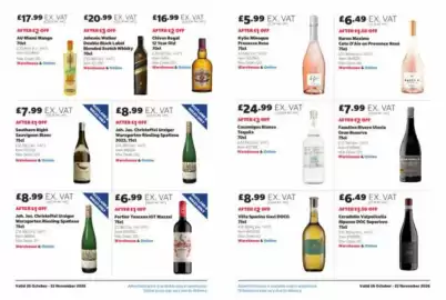 Costco leaflet Page 12: Southern Right Sauvignon Blanc €7,99, Casamigos Blanco Tequila €24,99