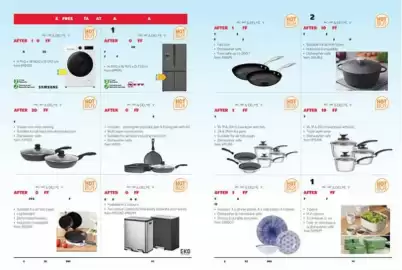 Costco leaflet Page 20: After FF €5,00, Adelpe x non-stick pans €20,00