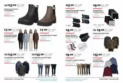 Costco leaflet Page 7: Realtree men's shirt jacket €9,99, Skechers women's no show sock €6,99