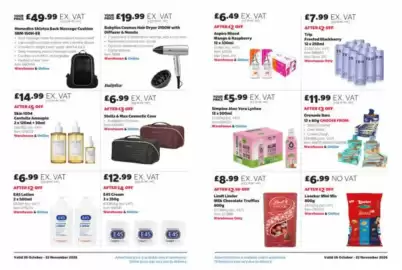 Costco leaflet Page 8: Skin 1004 Centella Amouplie €14,99, E45 Lotion €6,99