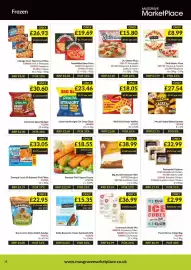 Musgrave MarketPlace leaflet Page 28: Breaded Fish Fingers Frozen €18,55, Green Isle Spicy Wedges €1,53