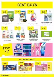 SuperValu leaflet Page 16: Simple cleansing wipes €2,50, Fairy platinum dishwasher tablets €5,49