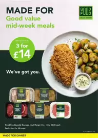 SuperValu leaflet Page 2: Good Food Locally Sourced Meat Range €14,00