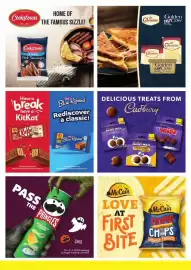 SuperValu leaflet Page 20: KitKat €0,99, Cadbury dairy milk buttons €1,69